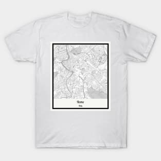 Map of Rome - Italy T-Shirt